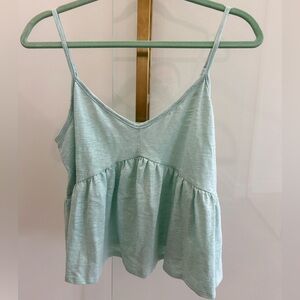 Lulu's Teal Crop Top